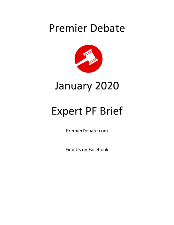 January 2020 Expert PF Brief