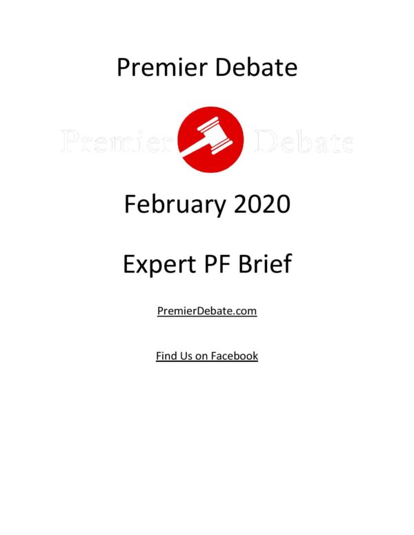 February 2020 Expert PF Brief