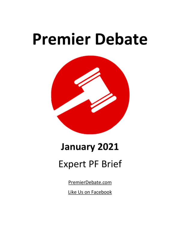 January 2021 Expert PF Brief