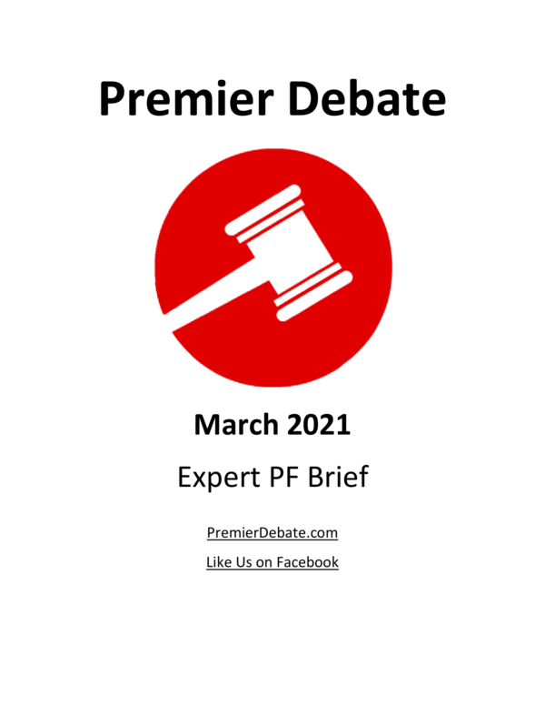 March 2021 Expert PF Brief